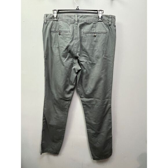 J Crew‎ Chino Teens size 18 gray flat front pants Cotton 32x30 - Picture 3 of 5